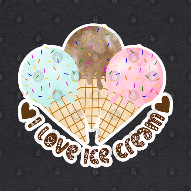 I love Ice Cream by MutchiDesign